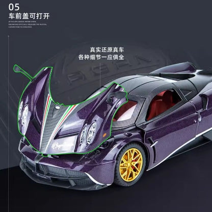 1:24 Diecast Pagani Huayra Model With Smoke - image 4