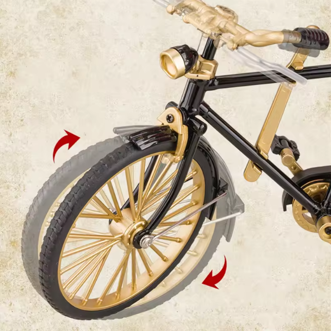 1:12 Diecast Antique Chariot Tricycle Model - image 2