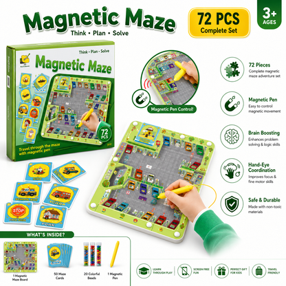 Magnetic Maze – 72 Pieces Educational Puzzle Game