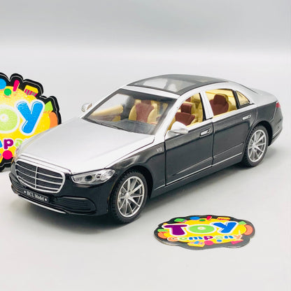 1:22 RC Diecast Mercedes Maybach Model Car With Smoke - image 5
