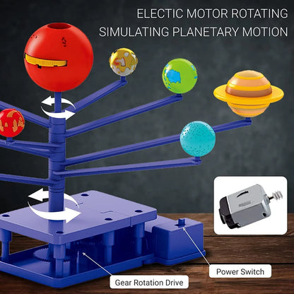Science Explorer Bundle || 68 Experiment Kit - Kids MicroScope - Rotating Planets