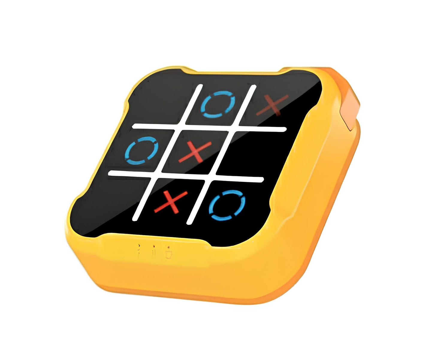 3 in 1 Electronic Tic Tac Toe Puzzle Game (Yellow/Blue/Orange)( Assorted Colors)