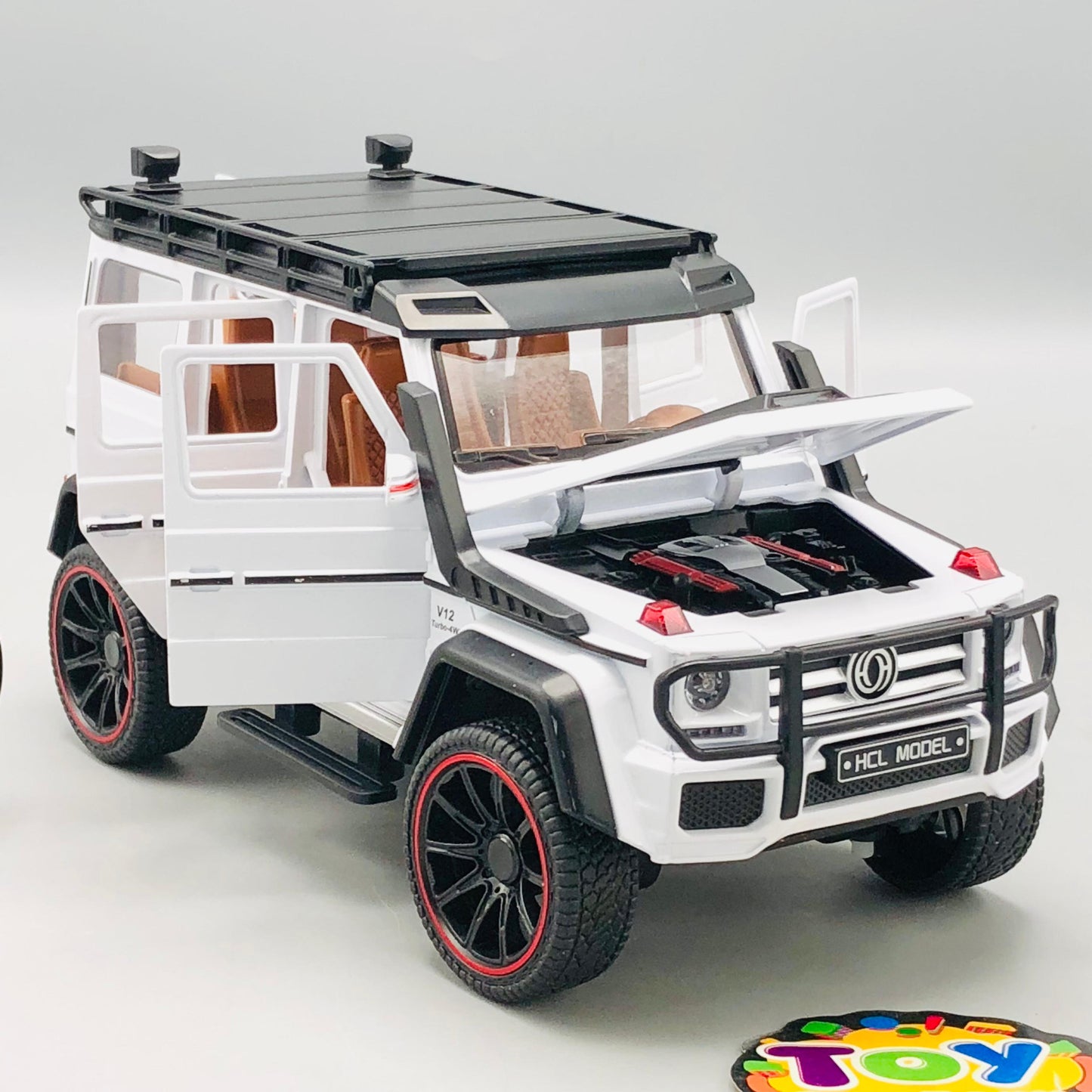 1:22 RC Diecast Mercedes G500 Model Car With Smoke - image 6