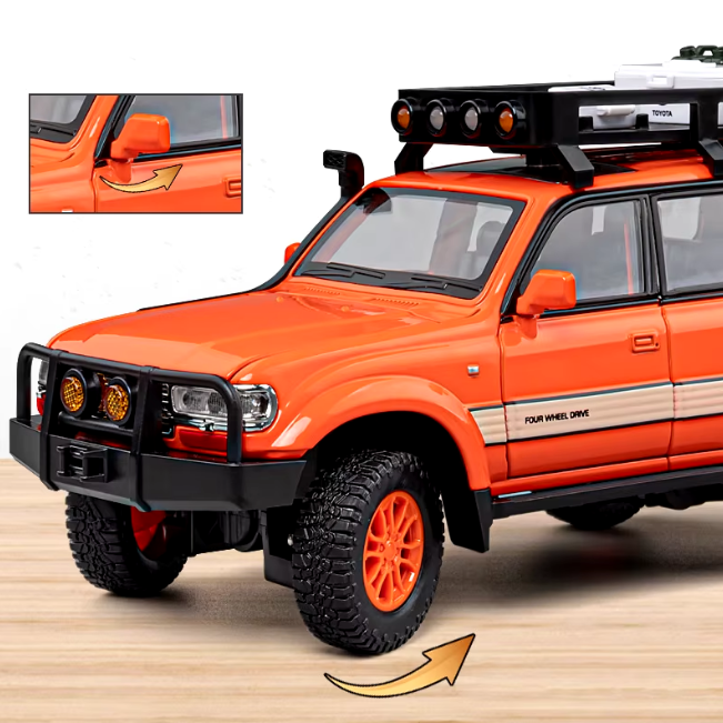 1:24 Diecast Toyota Land Cruiser LC80 - image 2