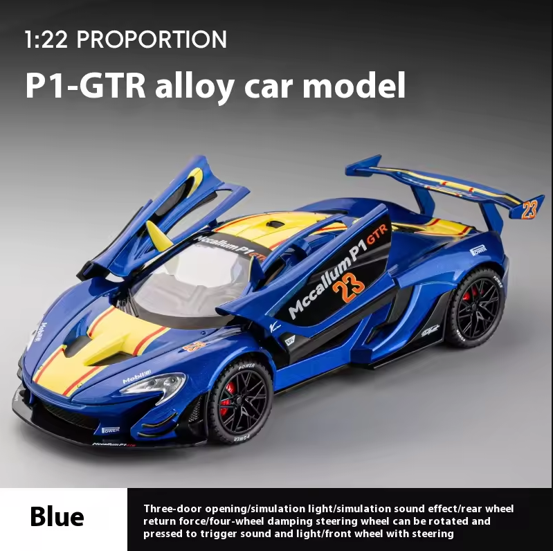 1:22 Diecast MaLaren P1 Model Car - image 7