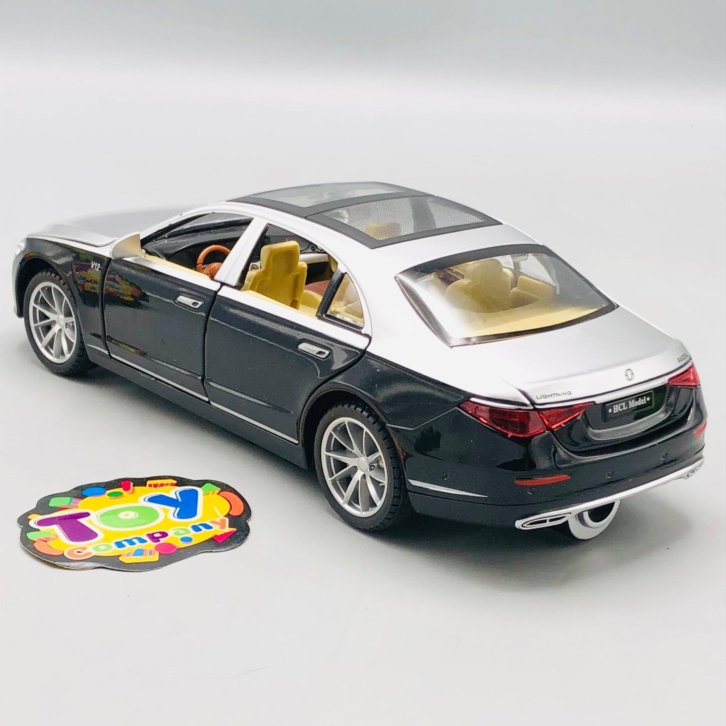 1:22 RC Diecast Mercedes Maybach Model Car With Smoke - image 2