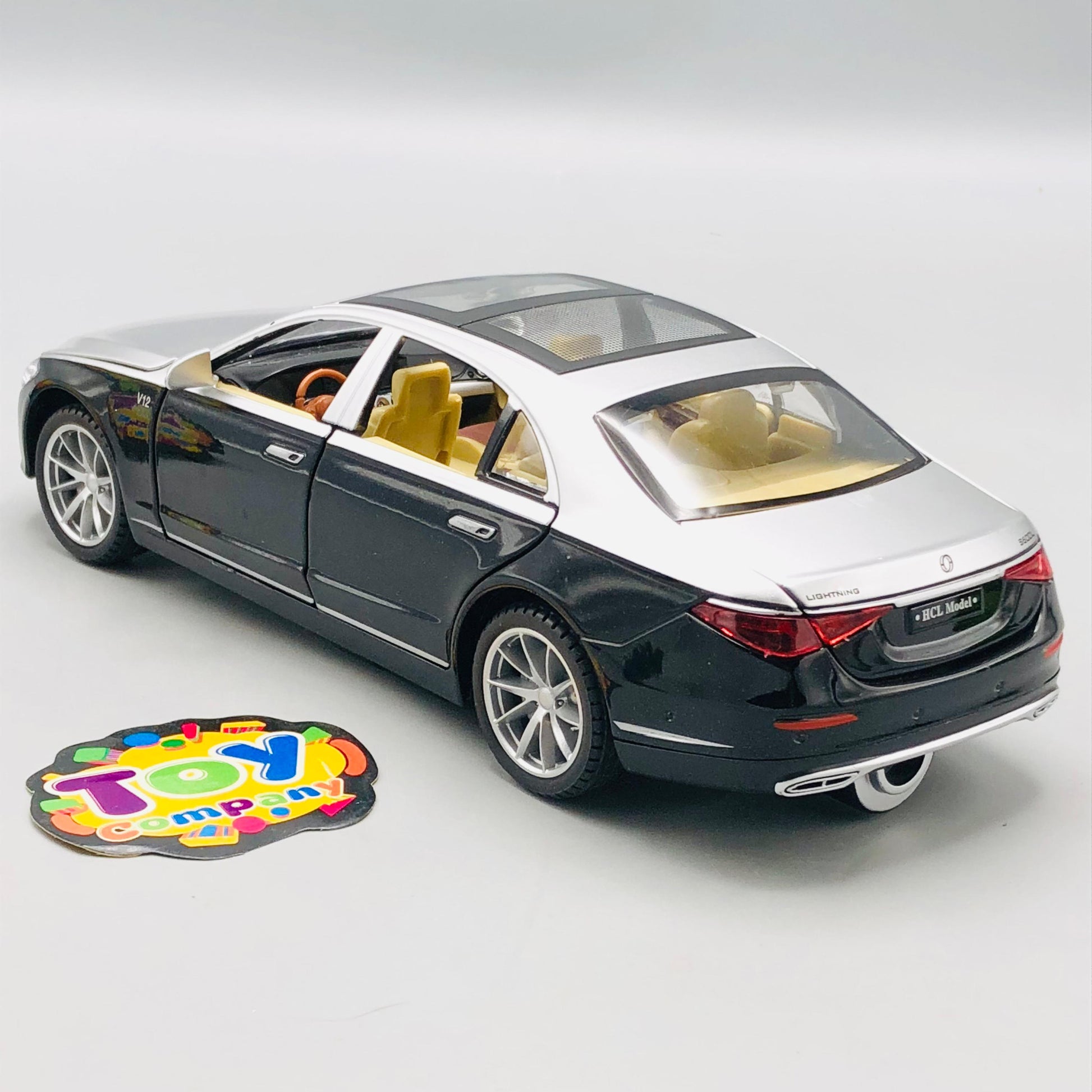 1:22 RC Diecast Mercedes Maybach Model Car With Smoke - image 2