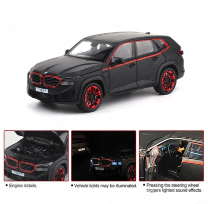 1:24 Diecast BMW XM Latest Model Car With Smoke - image 8