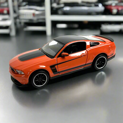 Maisto 1:24 Ford Mustang Boss 302 Model - Orange - image 2