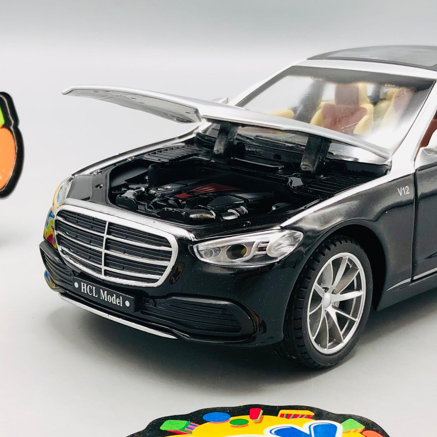 1:22 RC Diecast Mercedes Maybach Model Car With Smoke - image 9