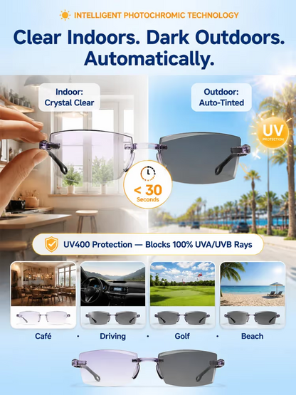 [Regain Your Youthful Vision] Smart Zoom Diamond-Cut Reading Glasses