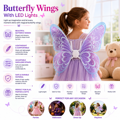 Butterfly Wings With LED Lights