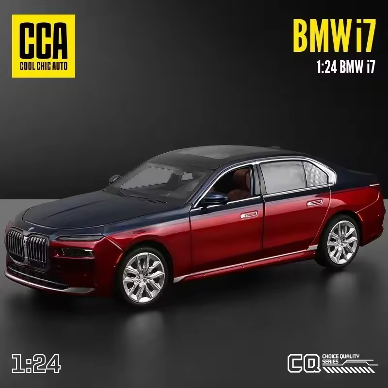 1:24 Diecast BMW i7 Official Licensed Model - image 2