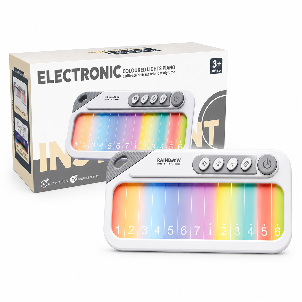 Electronic Colored Lights Piano