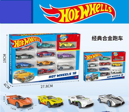 1:64 Hot Wheel Diecast Mini Inertial Cars - 10Pcs - image 3