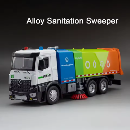 Diecast City Wash Victory Sweeper Model Truck - image 4