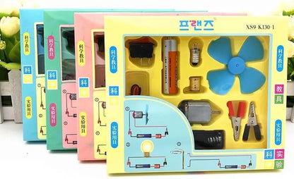Kids Electric Circuit Science Kit with Bulb & Fan