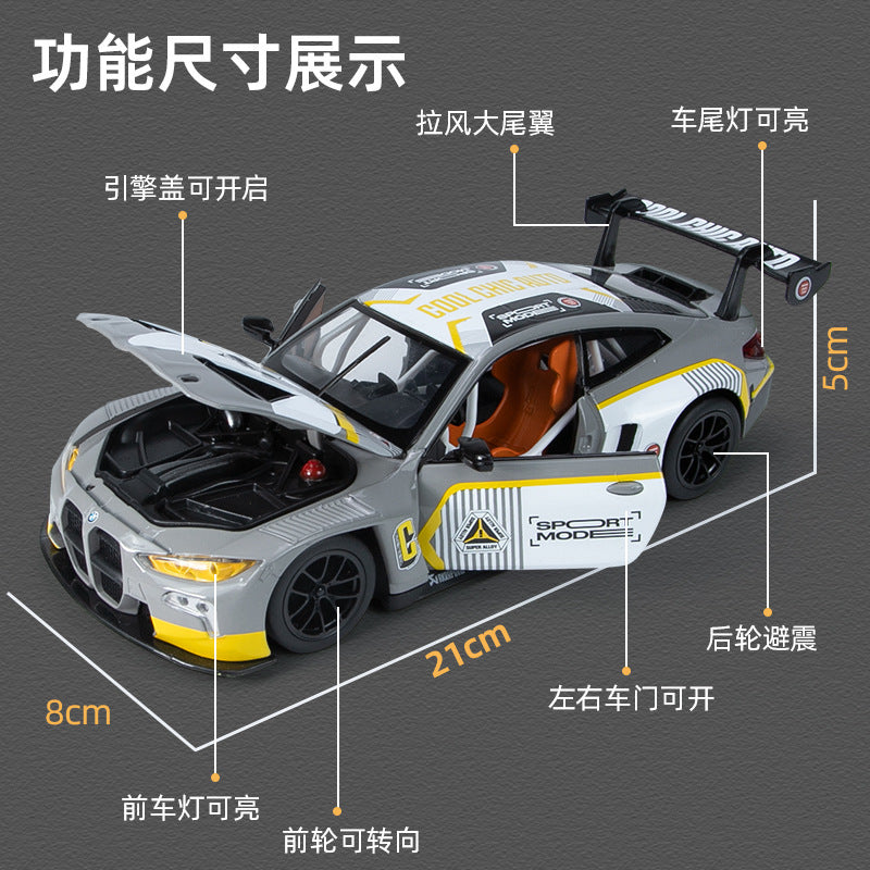 1:24 Diecast BMW M4 GT3 Official Licensed Model - image 4