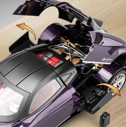1:18 Diecast Pagani Huayra Dinastia Model Car With Smoke - image 8