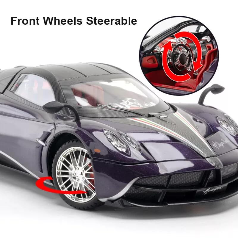 1:18 Diecast Pagani Huayra Dinastia Model Car With Smoke - image 3