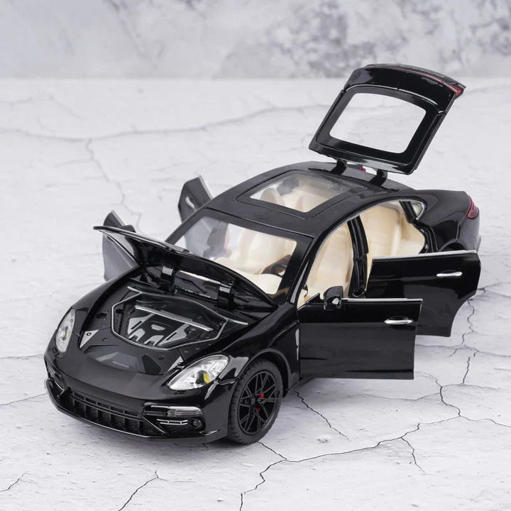 1:24 Diecast Porsche Panamera Model Car With Smoke - image 2