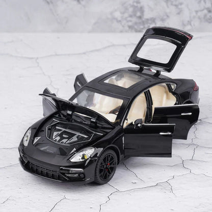 1:24 Diecast Porsche Panamera Model Car With Smoke - image 2
