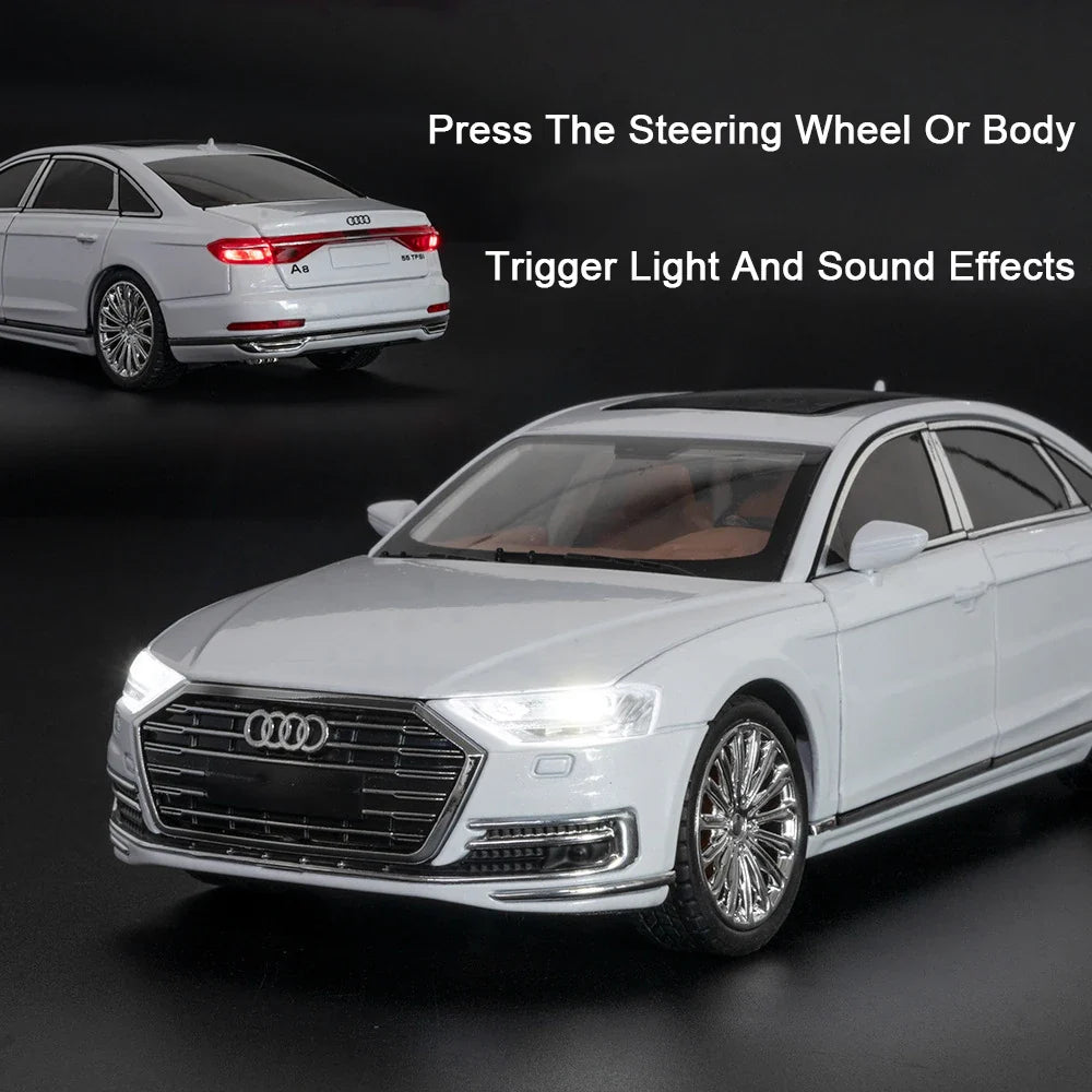 1:24 Diecast Audi A8 Model Car - image 2