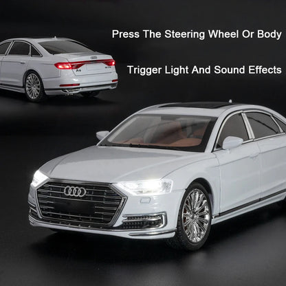 1:24 Diecast Audi A8 Model Car - image 2