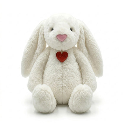 Bunny Plush Toy with Love Heart Pendant