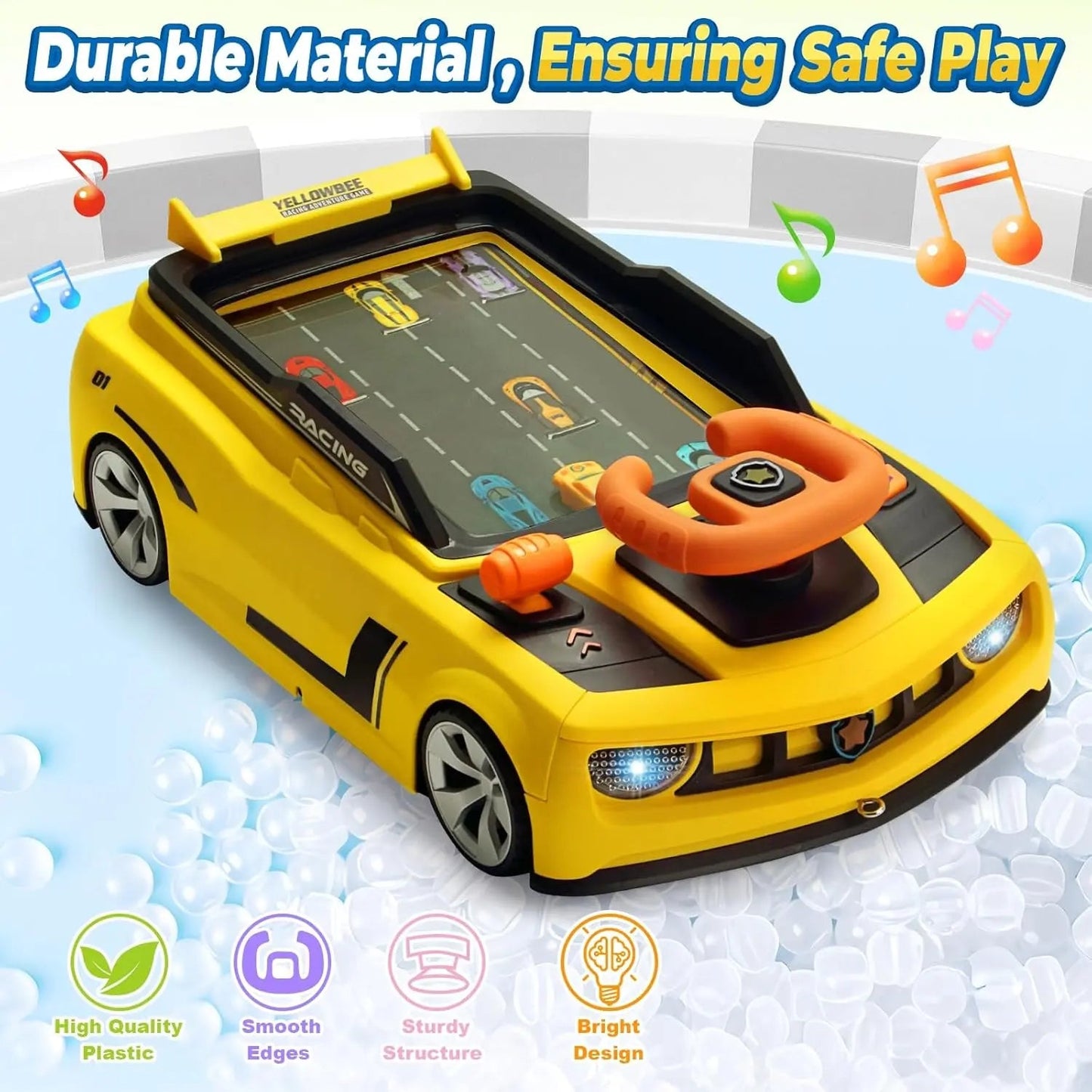 Adventure Steering Wheel Racing Game Toy for Kids - Image 5