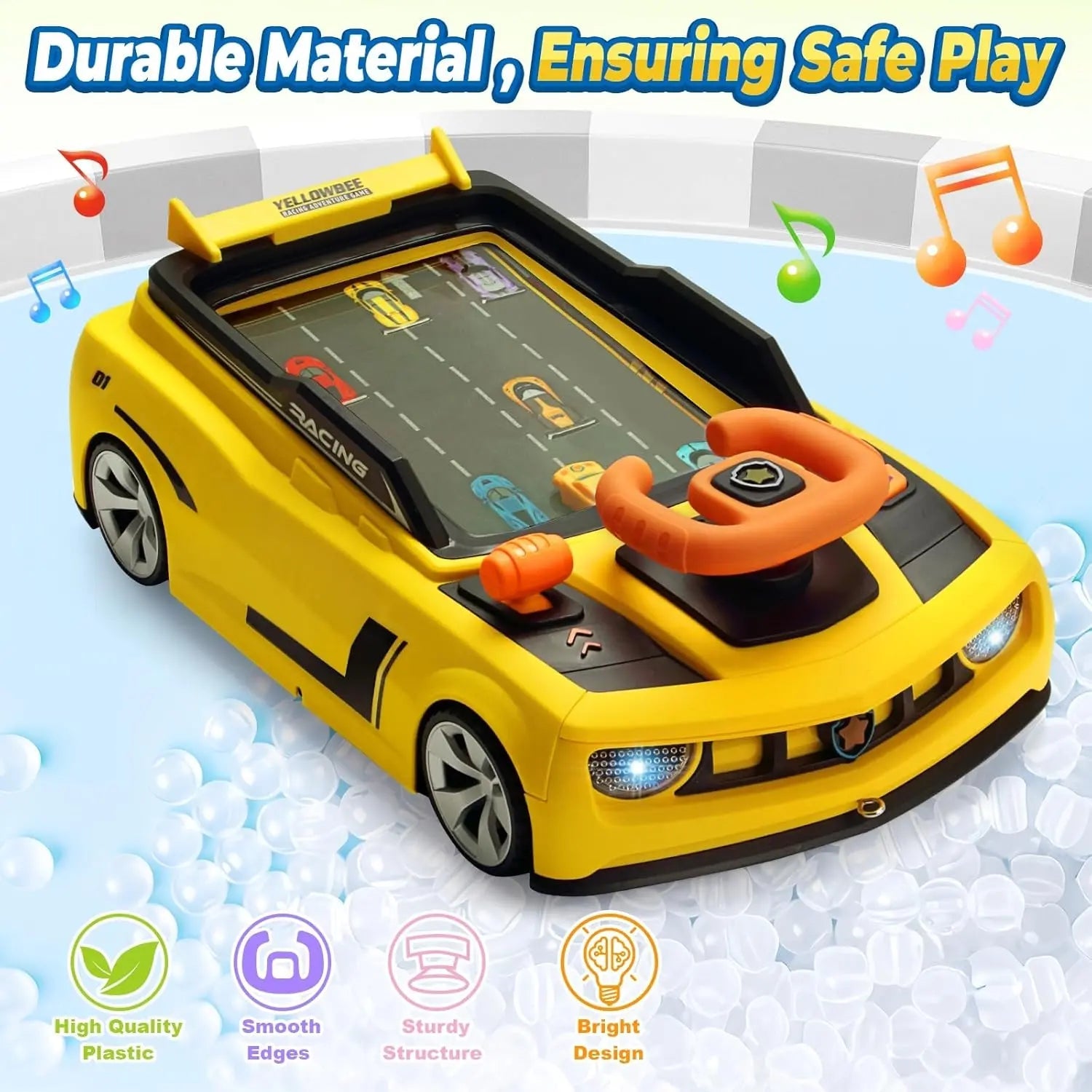 Adventure Steering Wheel Racing Game Toy for Kids - Image 5