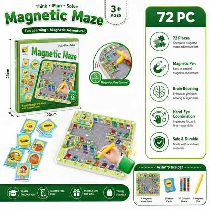 Magnetic Maze – 72 Pieces Educational Puzzle Game