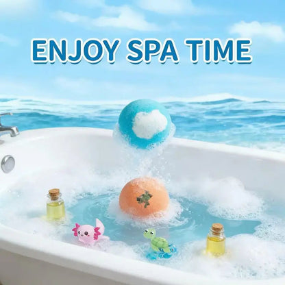 Bath Bomb Set spa time bath fizzing action