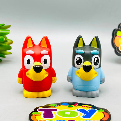 Bluey finger puppet set characters