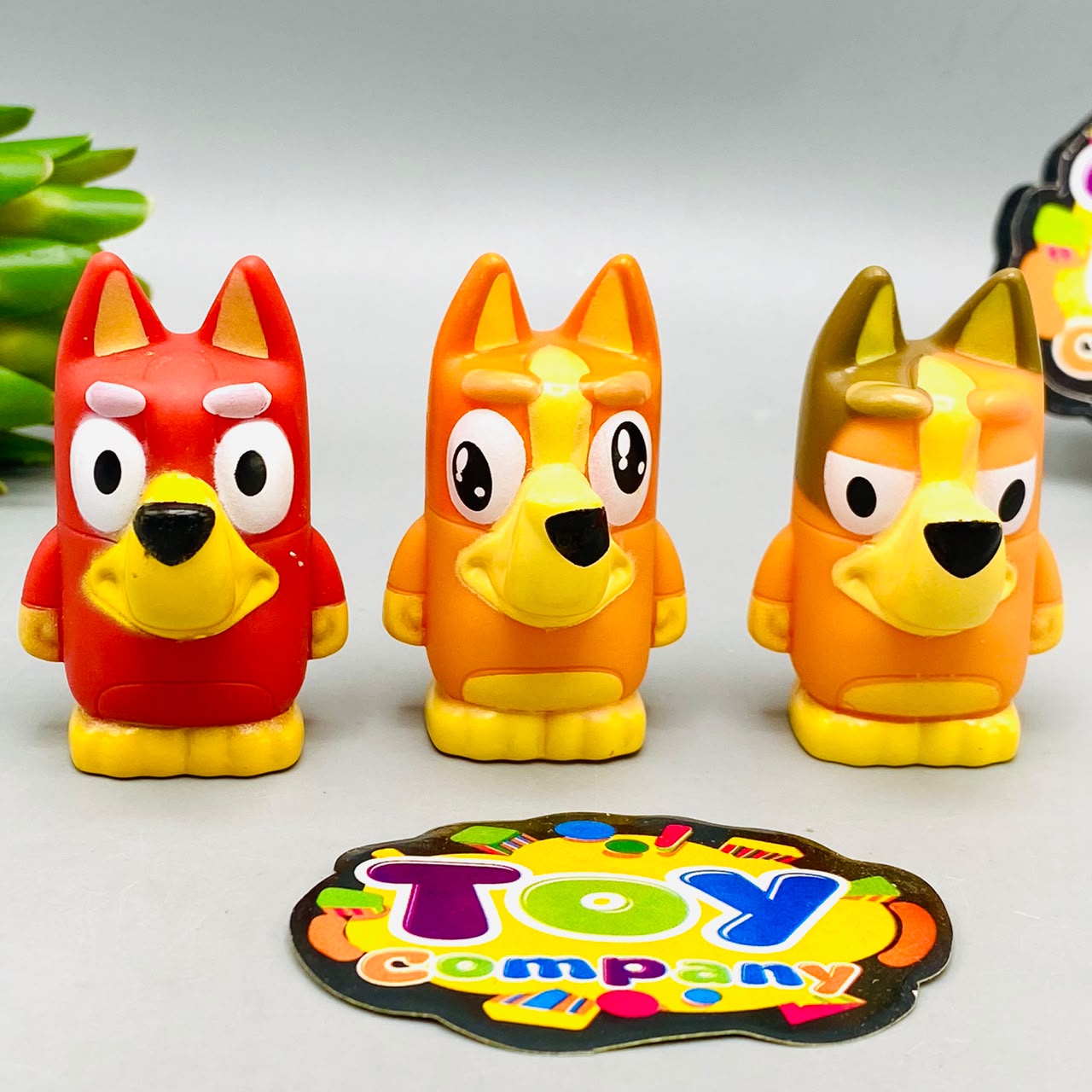 Bluey themed finger puppets for kids