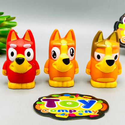 Bluey themed finger puppets for kids