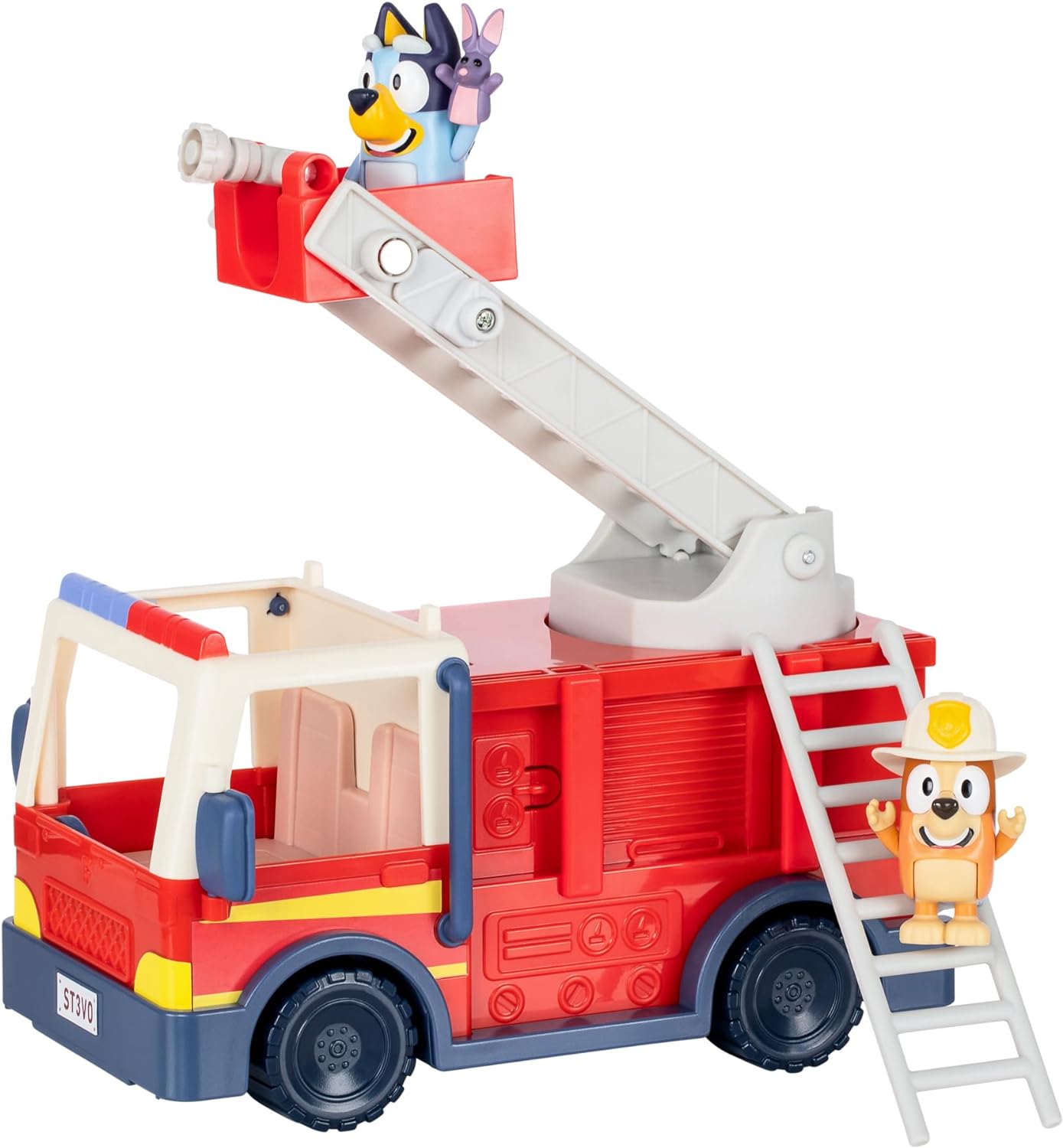 Bluey Firetruck with Bluey, Firefighter Bingo and Bob Bilby figures