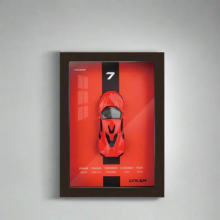 1:32 Diecast Lykan Model 3D Photo Frame - image 2