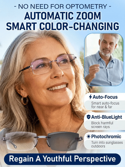 [Regain Your Youthful Vision] Smart Zoom Diamond-Cut Reading Glasses
