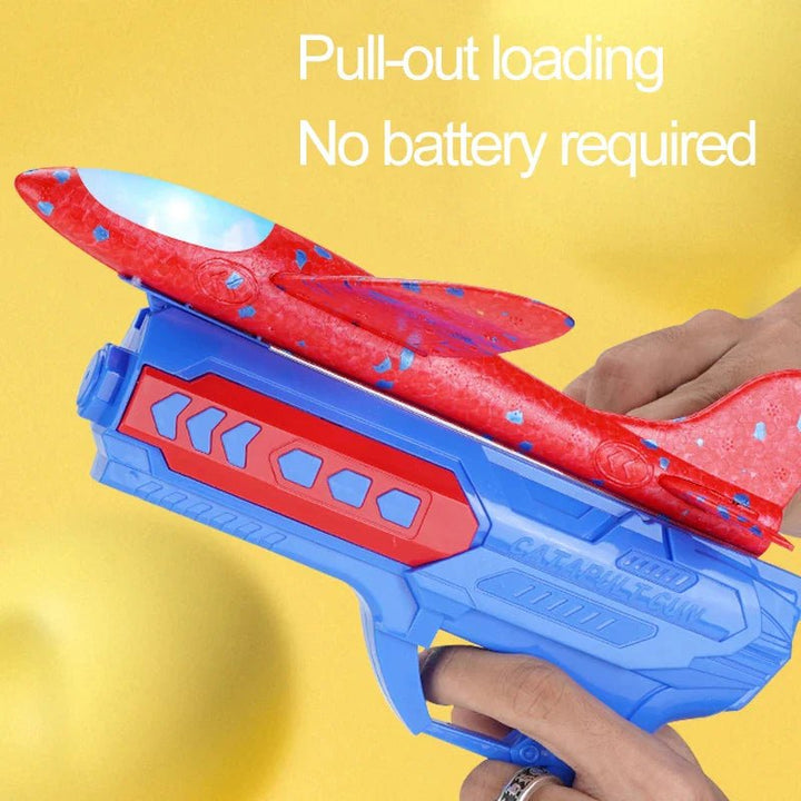 Catapult airplane toy set