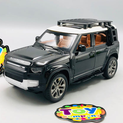 1:22 RC Diecast Land Rover Defender Model Car With Smoke - image 9