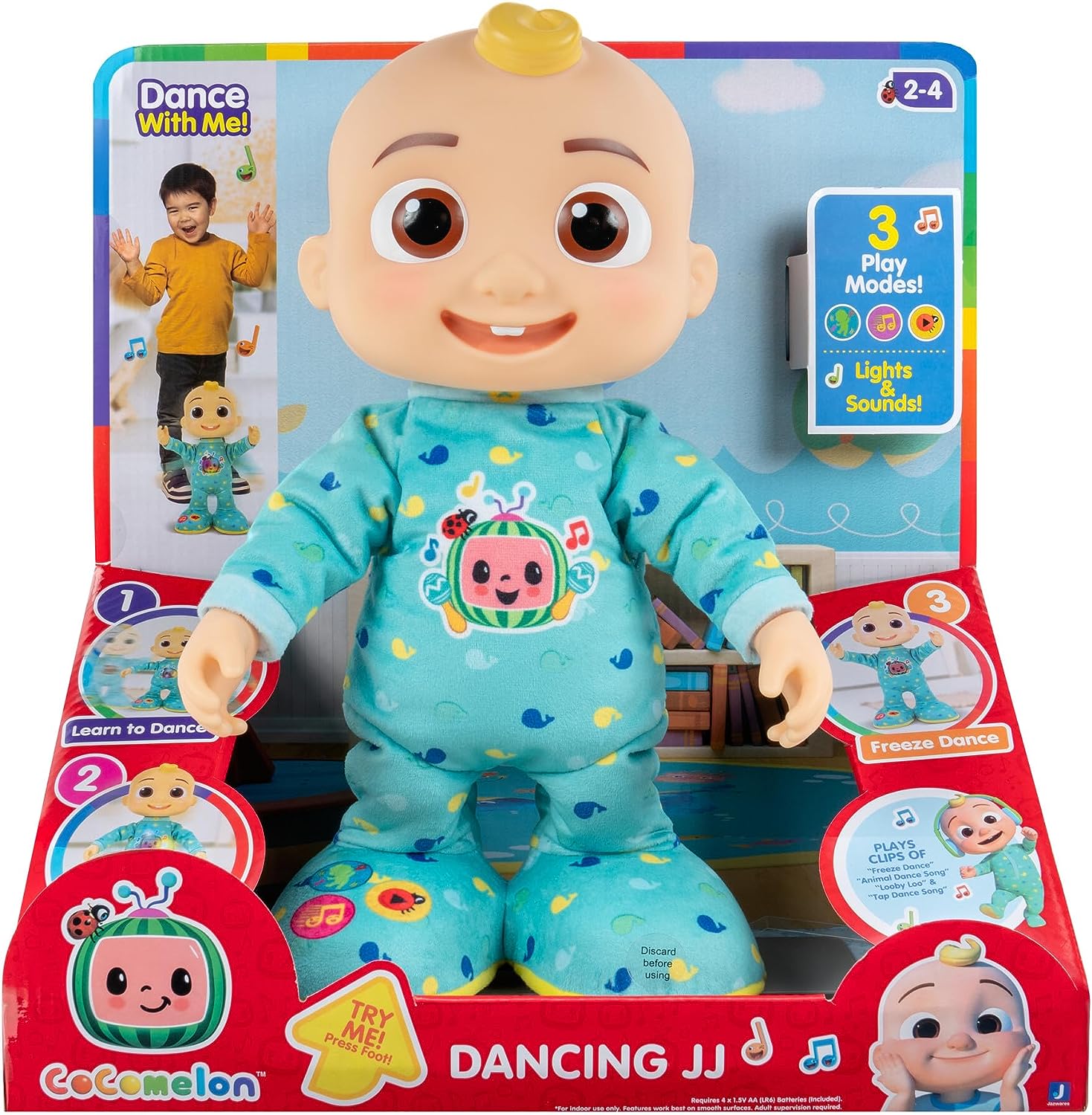 CoComelon Dancing JJ doll with music and lights