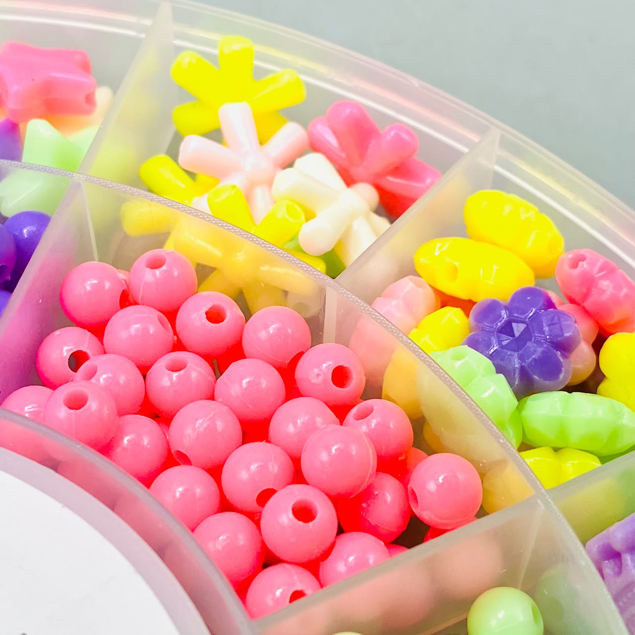 Assorted DIY jewelry making beads