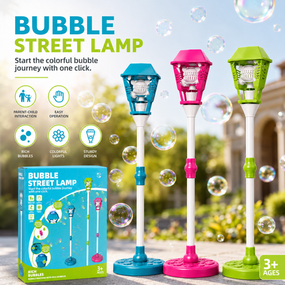 Bubble Torch Fun Garden Lamp Toy with LED Lights