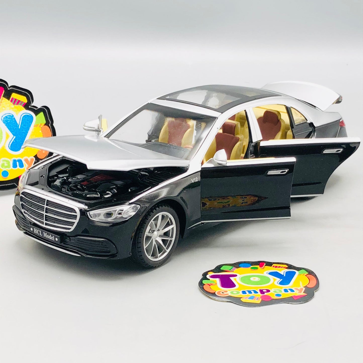 1:22 RC Diecast Mercedes Maybach Model Car With Smoke - image 7