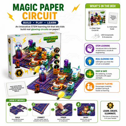 Magic Paper Circuit STEM Learning Kit