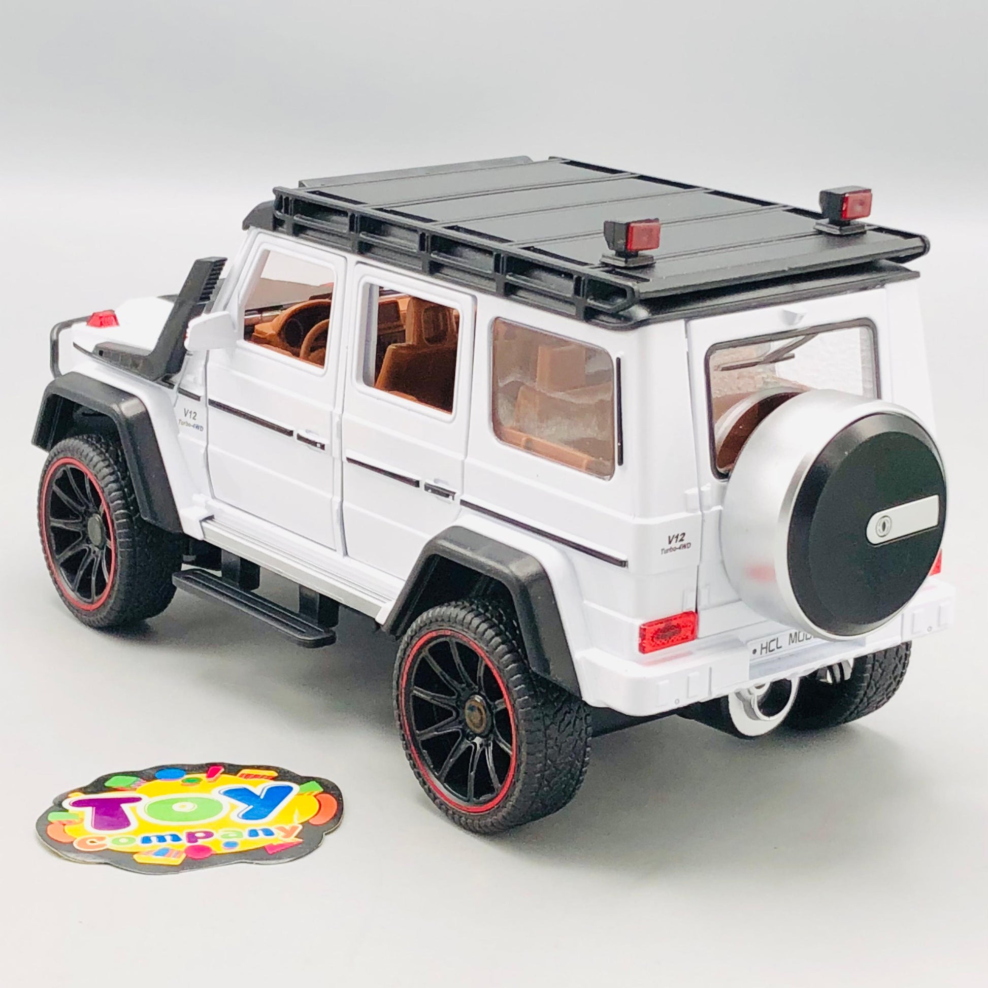 1:22 RC Diecast Mercedes G500 Model Car With Smoke - image 11
