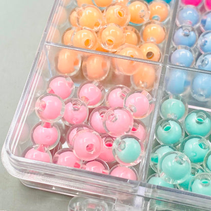 Colorful DIY jewelry making beads