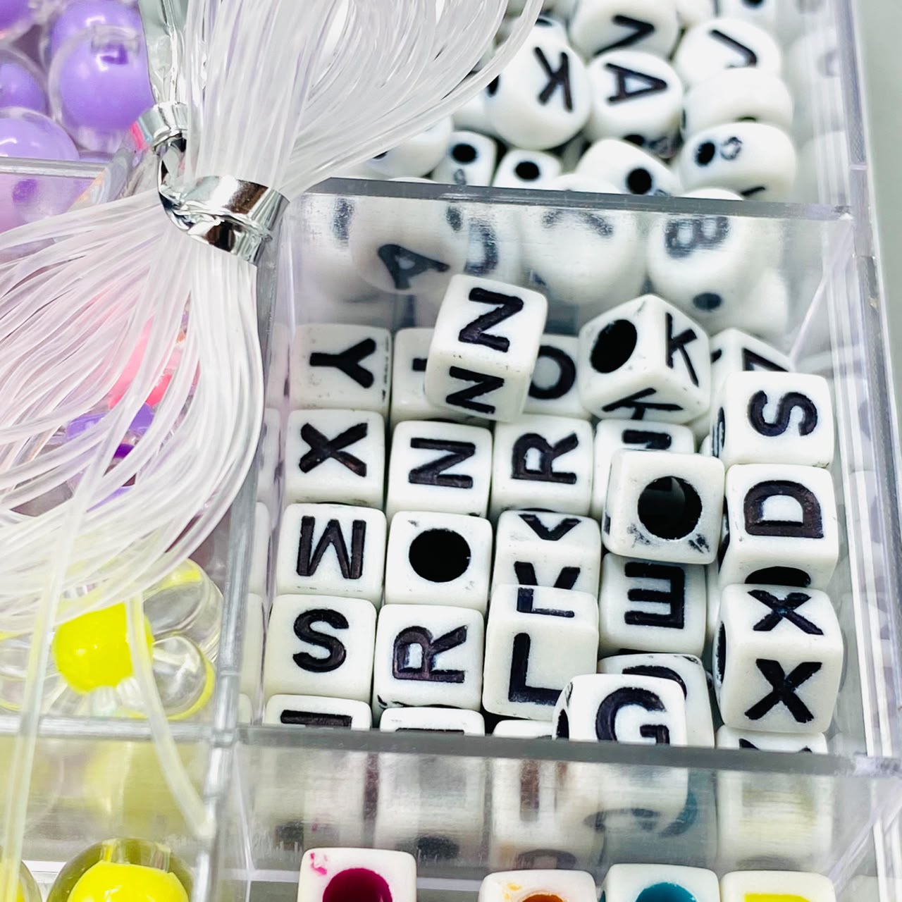 Organized beads storage case