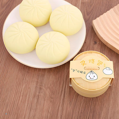 Dumpling shaped squishy stress relief fidget toy